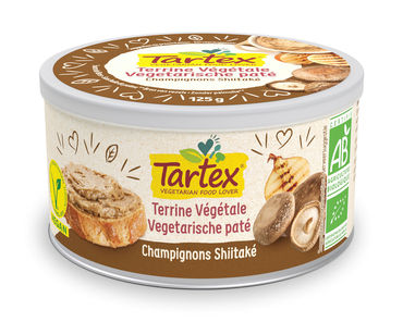 Tartex pâté végétarien shiitake