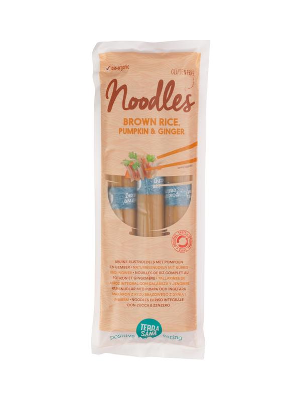 TerraSana Br.Rice Nouilles Citrouille-Gingembre 250g.