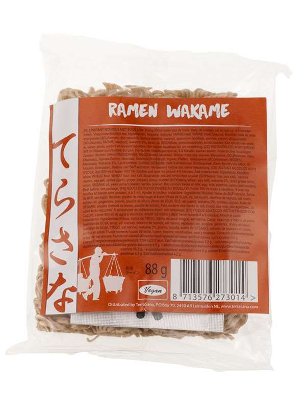 TerraSana Noodles ramen zeewier 88g