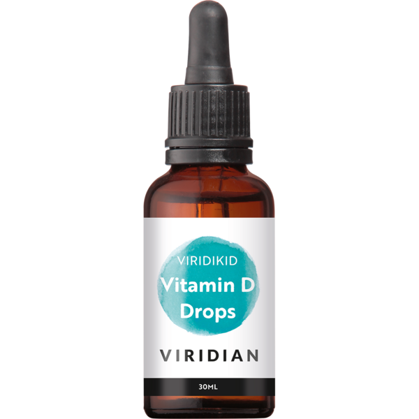 ViridiKid Vitamine D3 (végétalienne) 400 UI (10 mcg)