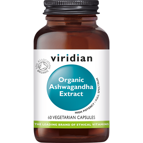 Viridian Organic Ashwagandha Extract 60 V Caps