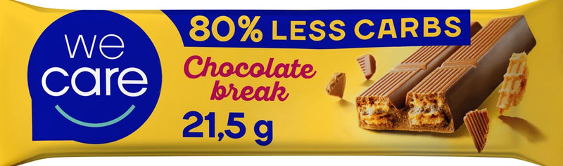 WeCare Lower Sugar Chocolate Break Reep 64g