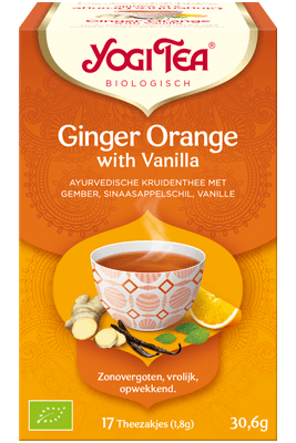 YOGI TEA Ginger orange with vanilla 17 builtjes