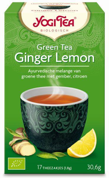 YOGI TEA Green tea ginger lemon 17 builtjes