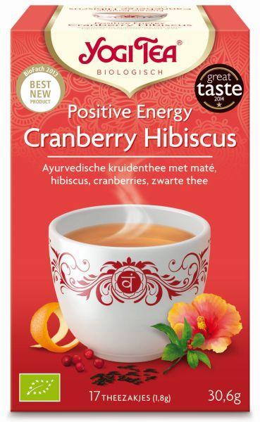 YOGI TEA Positive Energy cranb. hib.17 builtjes