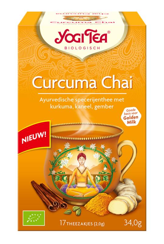 YOGI TEA Curcuma Chai 17 tasses