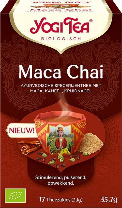 Yogi Tea Maca Chai 17 sachets de thé