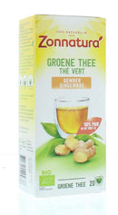 Zonnatura Groene Thee & Gember 20 zakjes