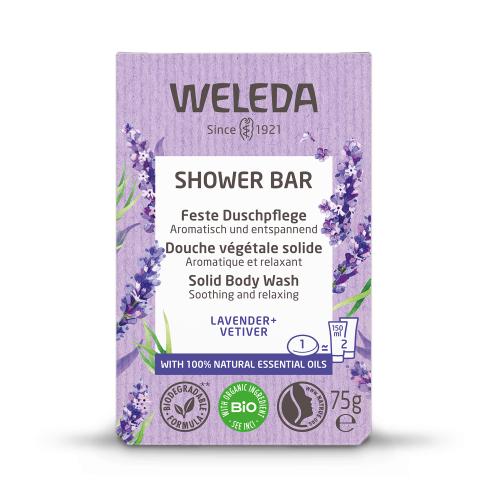 Weleda shower bar lavender+vetiver